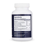 Nutriluxe Bone Health Complex supplement with Vitamin D3, K2, Calcium, and Vitamin C in 120 capsules.